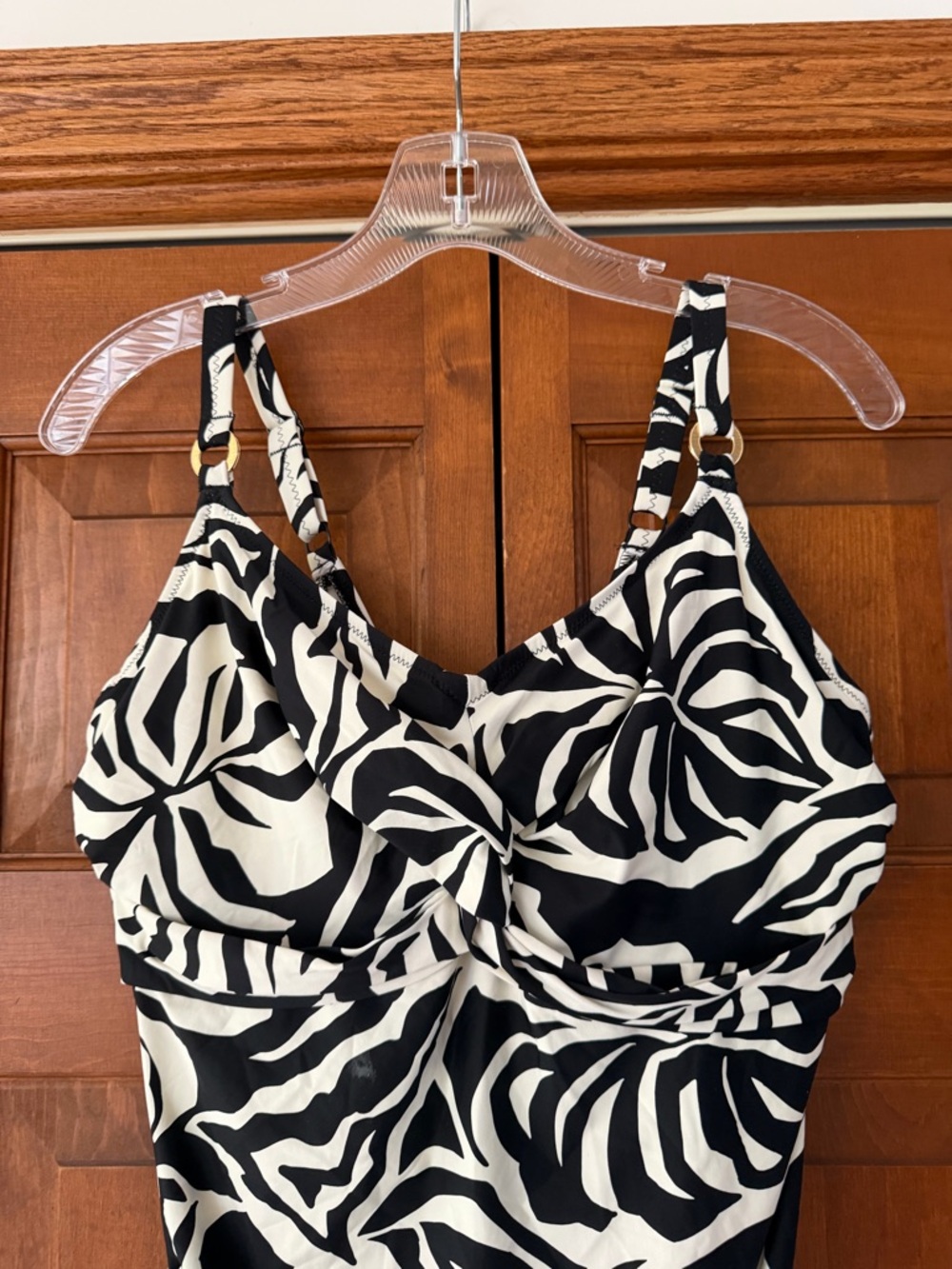 Fantasie Black and White Floral One-Piece Swimsuit - Picture 4 of 6